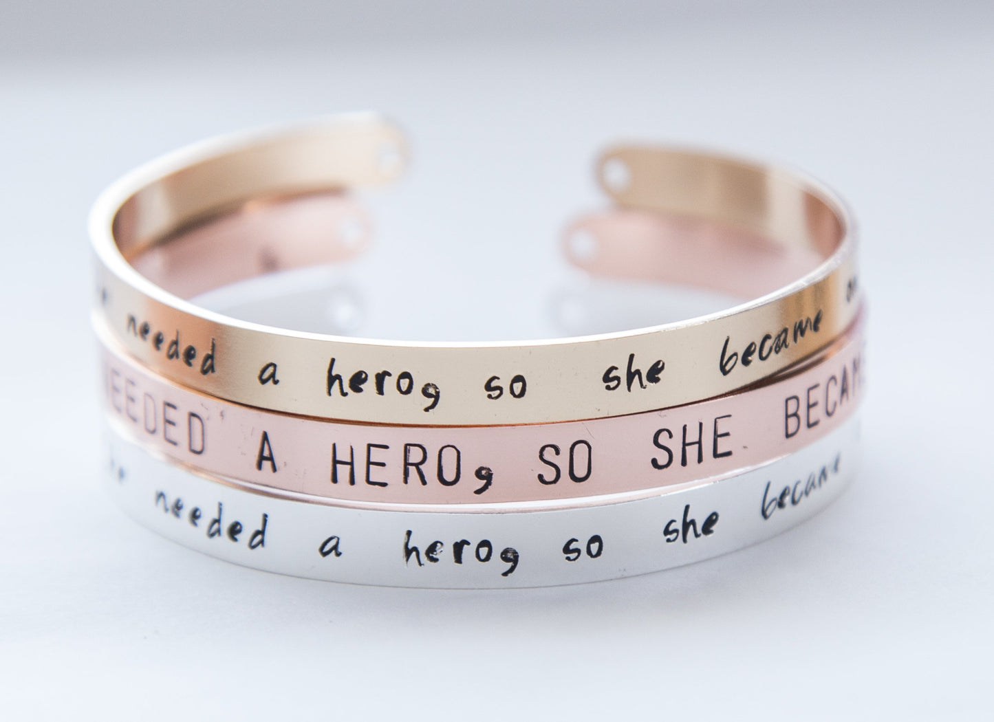 She needed a hero, so she became one - armband